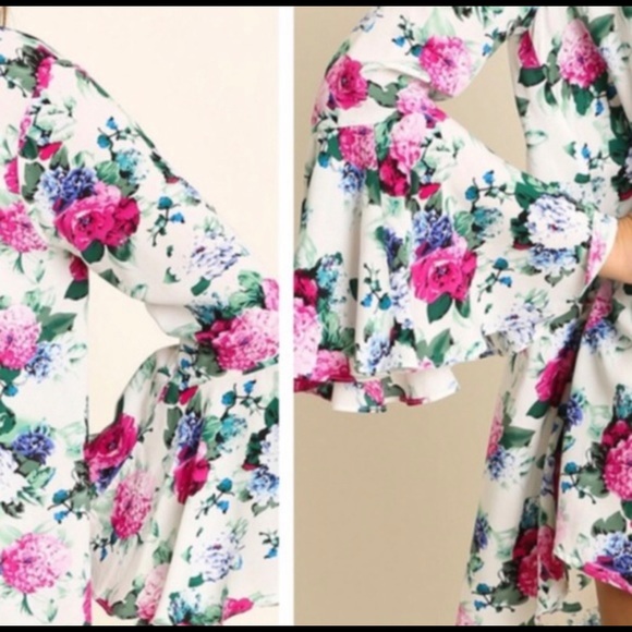 🎀 Host Pick 🎀 Floral Swing Slip Tunic Dress - Picture 3 of 5